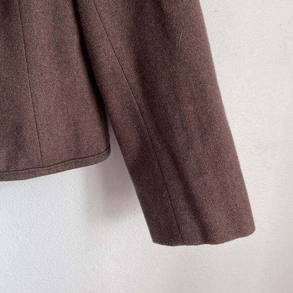Vintage Pendleton 100% virgin wool crewneck bolero blazer - Picture 4 of 7